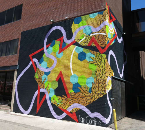 Urban BioSphere Fragmented | Street Murals by Kim Carlino