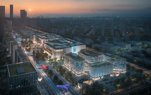 NANJING DAJIAOCHANG AIRPORT MIXED USE DEVELOPMENT | Architecture by 10 DESIGN