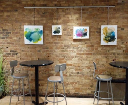Sweetwaters on Washington - Featured Artist | Paintings by EH Sherman | Sweetwaters Coffee & Tea Washington St. in Ann Arbor