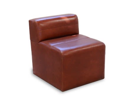 Low Banquette in Argentine Leather from Costantini, Santos | Couch in Couches & Sofas by Costantini Design