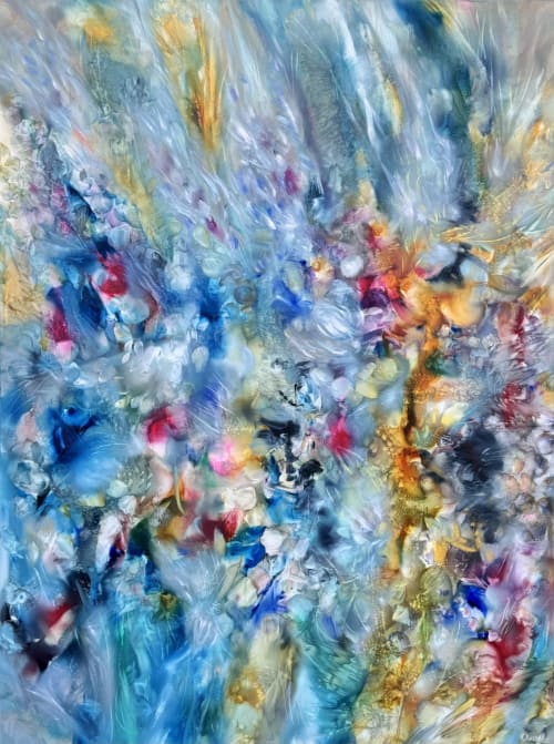 Crystal Mirage | Oil And Acrylic Painting in Paintings by Kozyuk Gallery