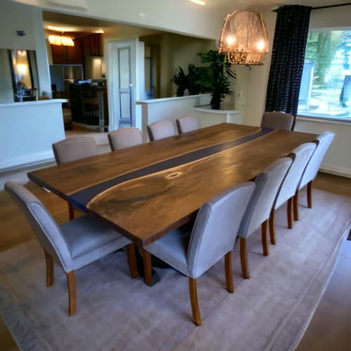 Epoxy Dining Table, Epoxy Resin Table, Epoxy Wood Table | Tables by Innovative Home Decors