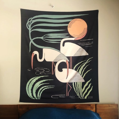 Ibis Tapestry | Art & Wall Decor by Mike Willcox