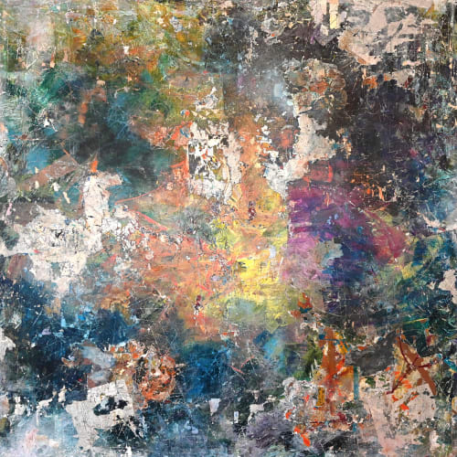 Walking In Peace | Oil And Acrylic Painting in Paintings by Kim Shockley Karelson Art