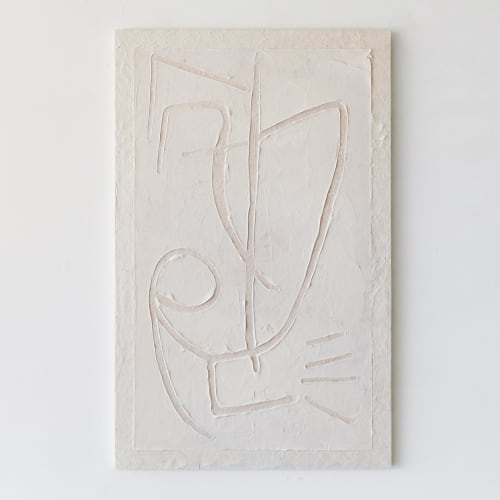 La Scrito Sur Moro La Perla I | Mixed Media in Paintings by Kim Fonder