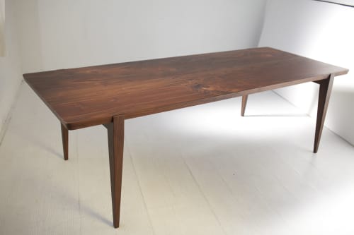 120" Oslo Dining Table in Oregon Walnut by Studio Moe | Tables by Studio Moe
