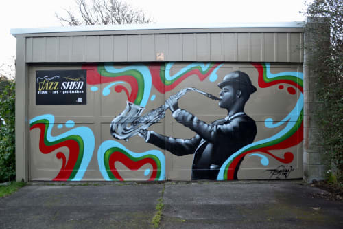 Jazz Shed | Murals by Theo Arraj