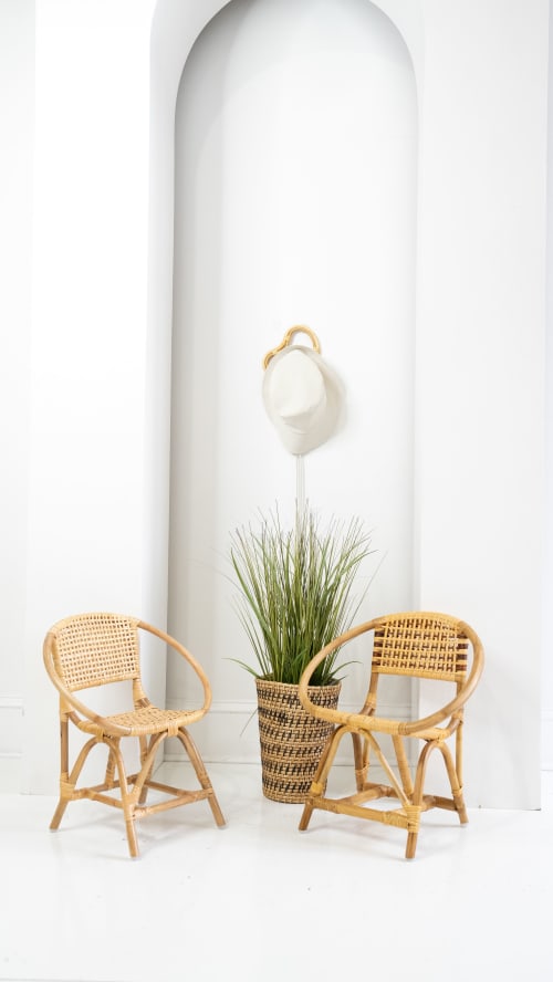 Kids Rattan and Cane Chair For Children | Armchair in Chairs by Amara