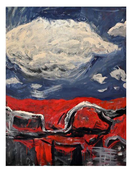 Low Cloud | Paintings by Wyldwood Table Co.