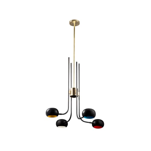 B' tulip 01 | Pendants by Bronzetto