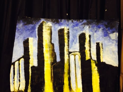 Backdrop for Theater Show | Murals by Rich T.
