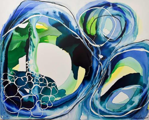 Lara Scolari Original Artwork, Voyage | Oil And Acrylic Painting in Paintings by Lara Scolari