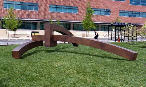 The Test of Time | Public Sculptures by John E. Bannon | Rowan University in Glassboro