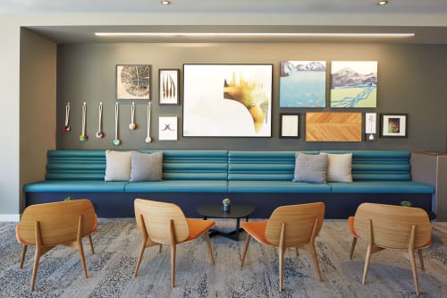 Hand-painted Monkey's Fist Knots | Wall Sculpture in Wall Hangings by Cassandra Smith | Aloft Seattle Redmond in Redmond