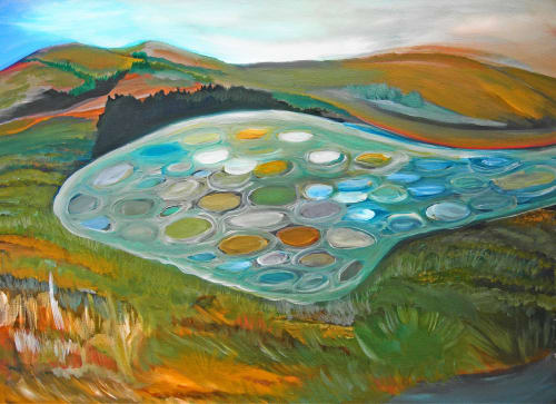 Spotted Lake | Paintings by Karen Colville Artist Designer
