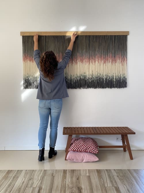 Zorke XXXVI - wool paintings | Tapestry in Wall Hangings by Olivia Fiber Art