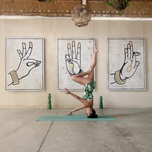 Yoga Hand | Paintings by pepallama