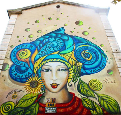 Soy mis sueños | Street Murals by Fio