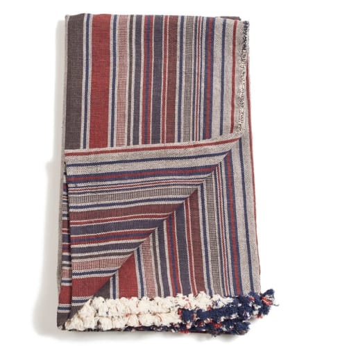 Aasana Organic Cotton Throw | Linens & Bedding by Studio Variously