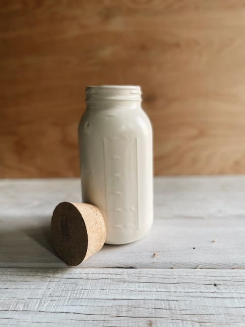 Ceramic Mason Jar | Vessels & Containers by Bridget Dorr