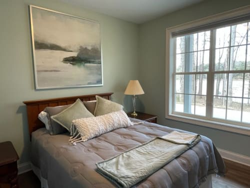 "Rowing Over" giclée on canvas, unstretched