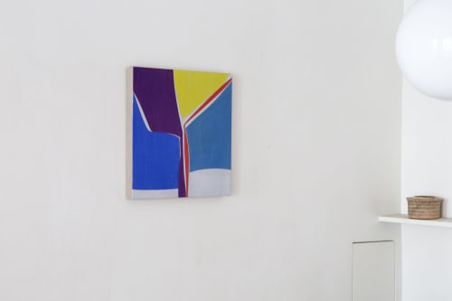Liner Notes, oil on linen | Paintings by Joanne Freeman | Amelie, Maison d'art - Art Room in Paris