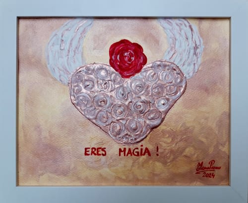 Eres magia | Oil And Acrylic Painting in Paintings by Elena Parau