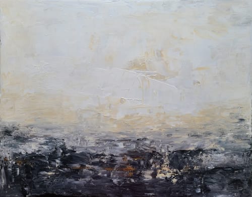 Midnight Sizzle | Oil And Acrylic Painting in Paintings by KR Moehr