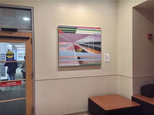 Solar Vortex | Paintings by Michele Kishita | Howard Gittis Student Center in Philadelphia