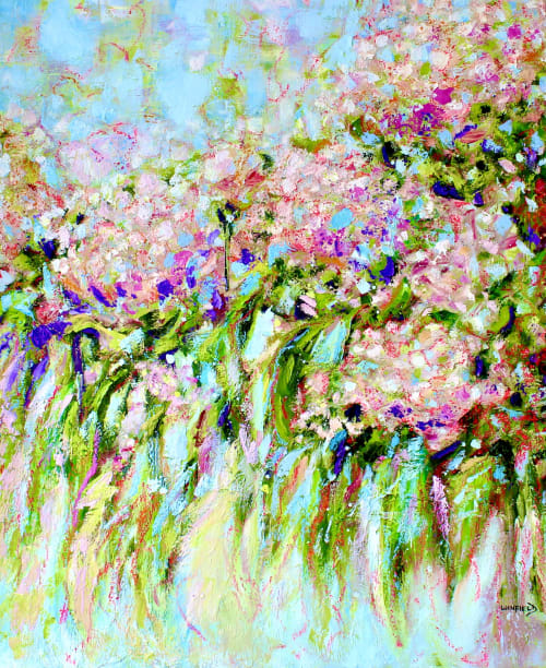 Lively Petals oil painting | Oil And Acrylic Painting in Paintings by Darlene J. Winfield