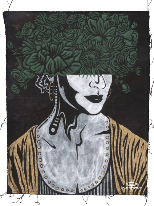 Regina by Sean Martorana | Oil And Acrylic Painting in Paintings by Sean Martorana