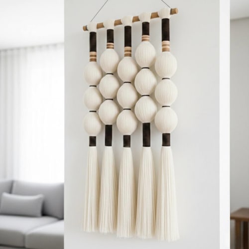 TOTEM No.1 Modern Macrame Wall Hanging | Wall Sculpture in Wall Hangings by Puvor