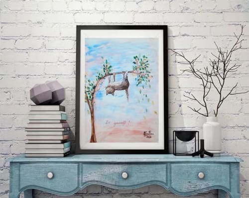 Be yourself | Oil And Acrylic Painting in Paintings by Elena Parau