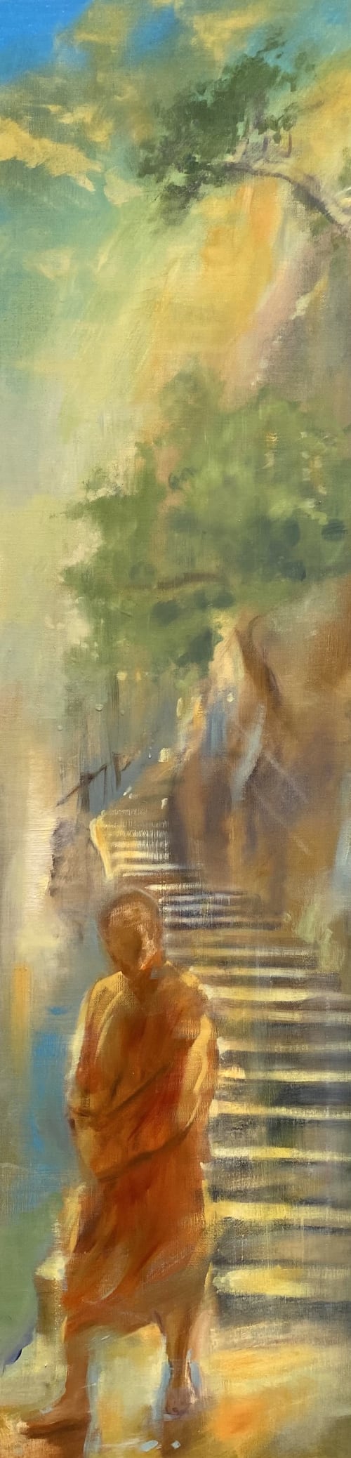 The Philosopher's Path Painting | Oil And Acrylic Painting in Paintings by Gregg Chadwick