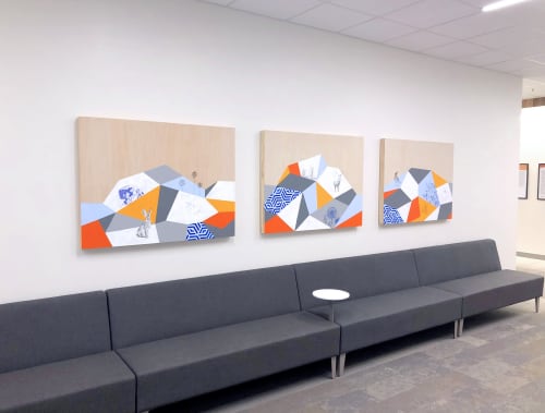 Fragmented Paintings | Paintings by Melissa Arendt | Dignity Health in Citrus Heights