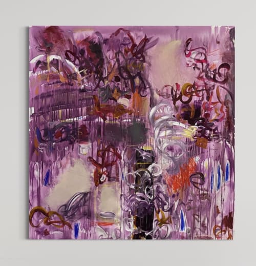 Problematic | Oil And Acrylic Painting in Paintings by Gaby Castro Joffroy