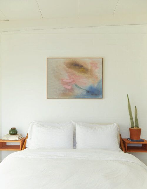 good luck charm - linen print | Prints by maja dlugolecki