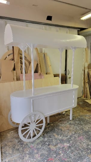 Round Bonnet Cart | Storage by Son-ya Luch (Owner) SP Fabrication
