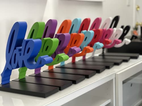 Mini Love Sculpture | Sculptures by Ruben Rojas