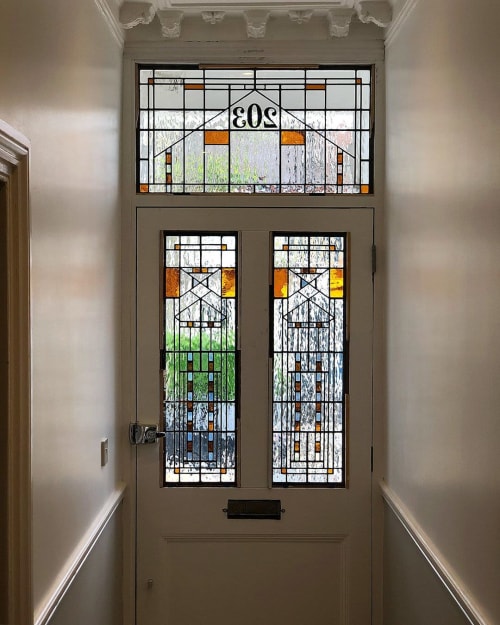 Bespoke Front Door Set | Art & Wall Decor by Annahita Hessami