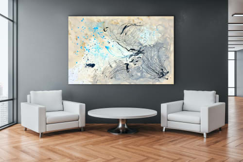 Tranquility | 42x64 | Large Abstract Wall Art | Paintings by Jacob von Sternberg Large Abstracts