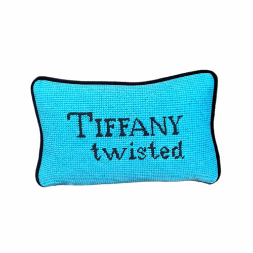velvet TIFFANY TWISTED custom made toss pillow | Pillows by Mommani Threads