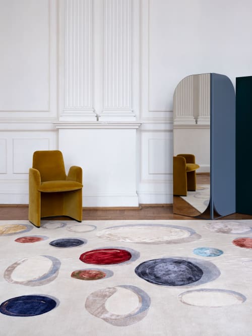 Rug Bubbles contemporary colorful kids | Rugs by Atelier Tapis Rouge