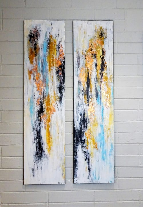 Salvation I-II | Oil And Acrylic Painting in Paintings by Julija Saler