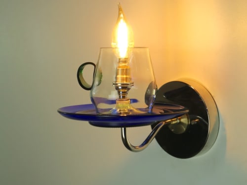 Cup + Saucer Sconce | Sconces by CP Lighting