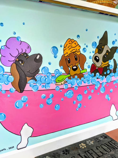 Bows & Bandanas | Murals by Girls Who Paint Murals