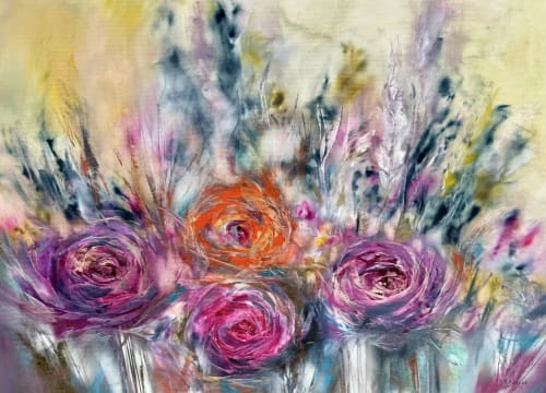 Beauty for the Beholder | Oil And Acrylic Painting in Paintings by Kozyuk Gallery
