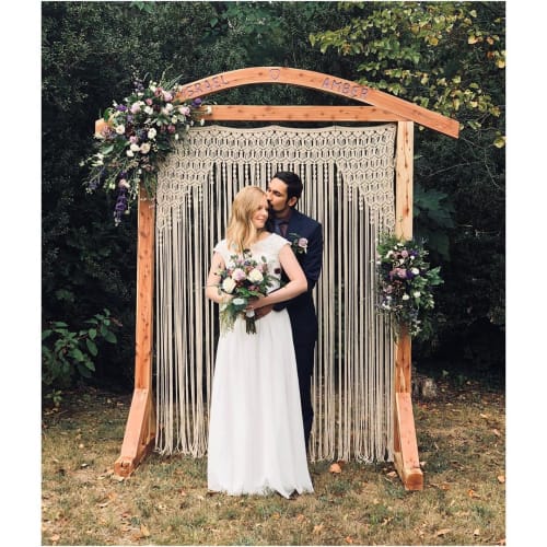 Macrame Wedding Arch | Wall Hangings by Oak & Vine