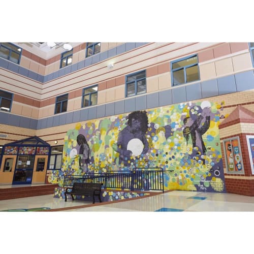 “Infinite Possibilities” Mural | Murals by Michael Owen | Reservoir High School in Reservoir