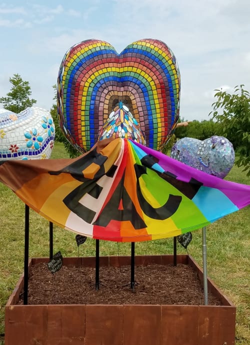 "...of Peace I Sing" aka "Rainbow Rita" | Public Mosaics by Carol Krentzman